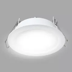 Светильник точечный светодиодный встраиваемый влагозащищенный СК50-4S под отверстие 60 мм 1.5 м² белый свет цвет белый СВЕТКОМПЛЕКТ