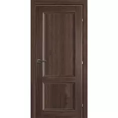 Дверь межкомнатная Танганика Ноче глухая CPL ламинация цвет коричневый 90x200 см (с замком и петлями) КРАСНОДЕРЕВЩИК