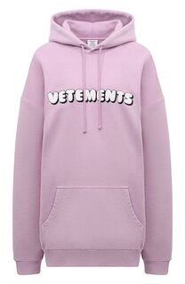 Хлопковое худи VETEMENTS