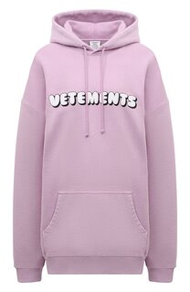 Хлопковое худи VETEMENTS