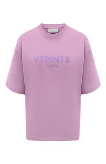 Хлопковая футболка VTMNTS