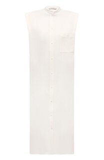 Платье из хлопка и шелка Agnona