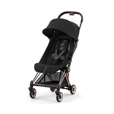 Коляска прогулочная Coya Rosegold Sepia Black с дождевиком CYBEX