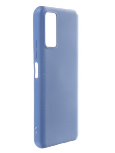 Чехол DF для Honor 10X Lite с микрофиброй Silicone Blue hwOriginal-22