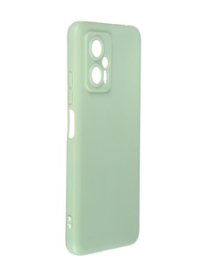 Чехол DF для Poco X4 GT Silicone Light Green poCase-06