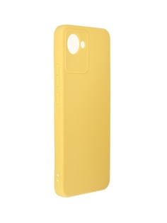 Чехол DF для Realme C30 Silicone Yellow rmCase-18