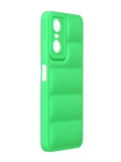 Чехол DF для Tecno Pop 6 Pro Silicone дутый Lime tJacket-06