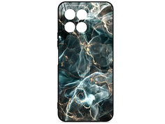 Чехол DF для Honor X8 5G / X6 Silicone Print Art255 Black hwCase-122