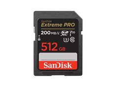 Карта памяти 512Gb - SanDisk Extreme Pro Secure Digital UHS I SDSDXXD-512G-GN4IN