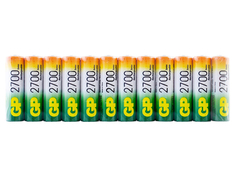 Аккумулятор AA - GP 2700mAh 270AAHC-B12/240 (12 штук)