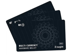 Криптокошелек Tangem Wallet Pack of 3 Мультивалютный, NFC, EAL6+, Android, iOS TG115X3