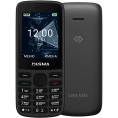 Сотовый телефон Digma A243 Linx Black