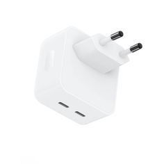 Зарядное устройство Wiwu Wi-U010 Comet 35W Dual USB-C White 6976195094541