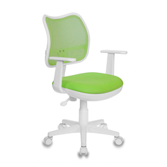 Компьютерное кресло Бюрократ CH-W797/SD/TW-18 White-Light Green