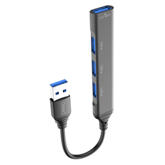 Хаб USB Pero MH01 USB-A - USB 3.0+3xUSB 2.0 Grey MH01GR ПЕРО