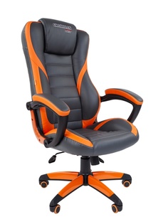 Компьютерное кресло Chairman Game 22 Grey-Orange 00-07019435 / 00-07023921