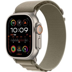 Умные часы APPLE Watch Ultra 2 GPS + Cellular 49mm Titanium Case with Olive Alpine Loop - Large MRF03 / MRFK3