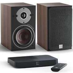 Полочная акустика Dali Oberon 1 C Dark Walnut + Sound Hub Compact