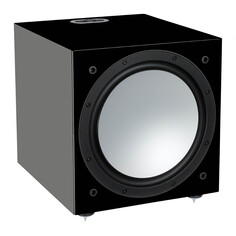 Сабвуферы активные Monitor Audio Silver W12 (6G) black high gloss