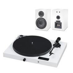 Проигрыватели винила Pro-Ject Set Juke Box E + Speaker Box 5 white/white