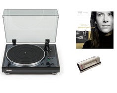 Проигрыватели винила Thorens TD 102 A black + CLEANING VELVET + LP Margriet Sjoerdsma – A Tribute To Eva Cassidy