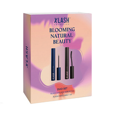 Набор средств для глаз XLASH COSMETICS Набор-дуэт BLOOMING NATURAL BEAUTY DUO SET: сыворотка для роста ресниц и термотушь