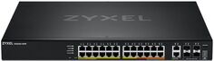 Коммутатор ZYXEL NebulaFlex Pro XGS2220-30HP rack 19", 24xRJ-45: 1G PoE+ (8 из них PoE++), 2xRJ-45: 1/2.5/5/10G PoE++, 4xSFP+, бюджет PoE 400 Вт