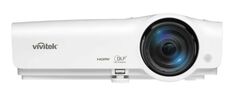 Проектор Vivitek DH856 DLP, 1080p (1920 x 1080), 4800 ANSI Lm, 15000:1,T/R 1.39-2.09:1, белый