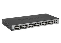 Коммутатор D-link DGS-1210-52/FL2A 48x10/100/1000Base-T, 4xCombo 100/1000Base-T/SFP, L2, 19”