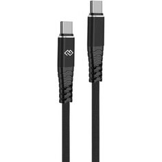 Кабель интерфейсный Type C-Type C Digma DG-USBС-C-1M-100W USB Type-C (m)-USB Type-C (m) 1м черный