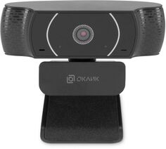 Веб-камера Oklick OK-C016HD черная 1Mpix (1280x720) USB2.0 с микрофоном (1919817)