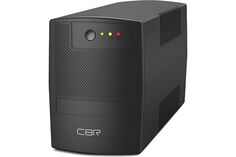 Источник бесперебойного питания CBR UPS-TWP-101EJ-650 650VA/390W, Schuko CEE 7 x2 outlets, LED, USB Type-B, RJ11/45 AVR, SEC, 12V/7Ah