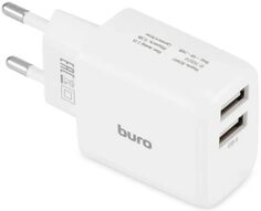 Зарядное устройство сетевое Buro BUWH15S200WH 15.5W 3.1A 2xUSB универсальное белый (1920210)