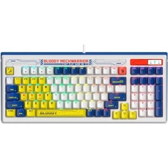 Клавиатура A4Tech Bloody B950 механическая синий/белый USB for gamer LED (1975318)