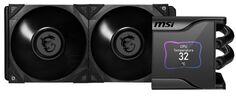 Система охлаждения жидкостная MSI MEG CORELIQUID S280 AM4/FM2+/FM2/FM1/AM3+/AM3/AM2+/AM2 (2*140mm fan, 1800rpm, 82.27 CFM, 21.2dBA, 4-pin PWM)