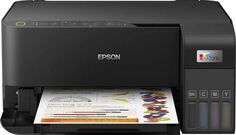 МФУ цветное Epson EcoTank L3550 C11CK59405 струйный, A4, 4 цвета, 15стр/мин (A4 ч/б), 8стр/мин (A4 цв.), 4800x1200 dpi, СНПЧ, USB, WiFi, черный