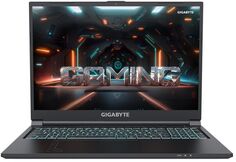 Ноутбук GIGABYTE G6 KF-53KZ853SD i5-13500H/16GB/512GB SSD/GeForce RTX4060 8GB/16" IPS FHD+/WiFi/BT/cam/noOS/black