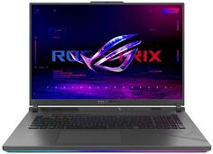 Ноутбук ASUS ROG Strix G18 G814JVR-N6010 90NR0IF6-M000C0 i9-14900HX/16GB/1TB/GeForce RTX4060 8GB/18" IPS WQXGA/WiFi/BT/Cam/noOS/grey