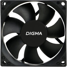 Вентилятор для корпуса Digma DFAN-90 90x90x25mm 3-pin 4-pin (Molex)23dB 82gr Ret