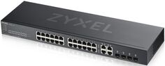 Коммутатор управляемый ZYXEL GS1920-24V2-EU0101F интеллектуальный Gigabit Ethernet с 24 разъемами RJ-45 и 4 SFP-слотами совмещенными с разъемами RJ-45