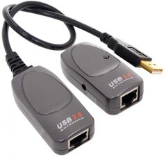 Удлинитель Aten UCE260-A7-G USB 2.0, 60 м, 1xUTP Cat5e, USB A-тип, Male/Female, без шнуров, БП 220> 5V
