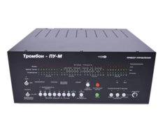 Прибор управления Тромбон ТРОМБОН-ПУ-М-8 тех.средствами оповещения, зон - 8, 220В 50Гц, встроенный блок резервного питания 12В