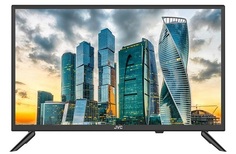 Телевизор JVC LT-24M480 черный/24"/HD 1366x768/DVB-C/DVB-T/DVB-T2/слот CI/PCMCIA/200кд.м²/3000:1/угол обзора 160*150/2 HDMI/1 USB/VESA 100*100мм