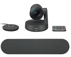 Система для видеоконференций Logitech Rally (960-001218) USB 3.0, Ultra HD, 4K (3840 x 2160) + колонка, модуль микрофонов, концентраторы