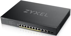 Коммутатор управляемый ZYXEL NebulaFlex XS1930-12HP XS1930-12HP-ZZ0101F 10xRJ-45: 1/2,5/5/10G (8 из них PoE++ (802.3bt), 2xSFP+, бюджет PoE 375 Вт, ав