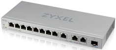 Коммутатор ZYXEL XGS1250-12 8xGE, 3x1/2,5/5/10G, 1xSFP+, настольный