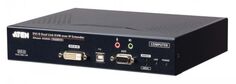 Удлинитель Aten KE6920T-AX-G 2K DVI-D Dual Link KVM с доступом по IP и двумя слотами SFP (передатчик)