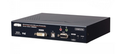 Удлинитель Aten KE6922T-AX 2K DVI-D Dual Link KVM с доступом по IP, двумя слотами SFP и поддержкой PoE (передатчик)