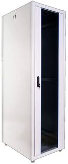 Шкаф напольный 19", 48U ЦМО ШТК-Э-48.8.8-13АА ЭКОНОМ (800×800) дверь стекло, дверь металл