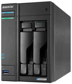 Сетевой накопитель данных ASUSTOR AS6602T 2-Bay NAS/Media player/J4125 2.0GHz up to 2.7GHz (Dual-Core ), 4GB SO-DIMM DDR4, noHDD(HDD,SSD),/2x1GbE(LAN)